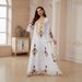 Women's Robe NC178 Sequin Jacquard Dress For Muslim Fashion Relaxed Everyday Wear Comfortable Feshion_ecoleips.com