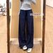 Women's High-Waisted Straight Leg Pants Quick Drying Slimming Loose Fitting American Style Workwear Casual Trousers for Summer_ecoleips.com