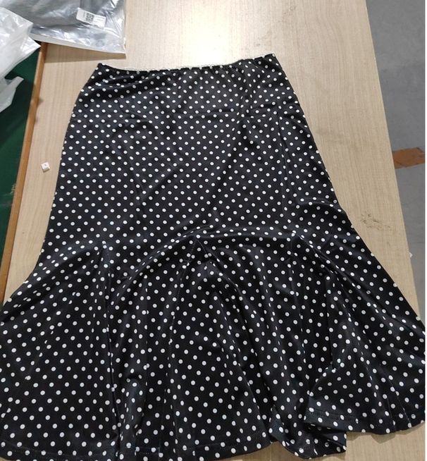 Summer Fashion French Style Mid Length Skirt Polka Dot Print Retro Bodycon Fishtail For Women Style_ecoleips.com