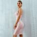 Women's Neck Dress Evening Dress Skirt Dress Winter Women's New Year Dress Backless Design_ecoleips.com
