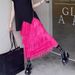Verve Women's Midi 2025 New Style Solid Color Tassel A-line Classic Mid-length Skirt_ecoleips.com