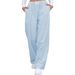 Women's Clothing New Pure Cotton Plaid Casual Boxer Pants Loose Pocket Trousers Women_ecoleips.com
