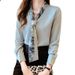 Women's Chiffon Blouse Long Sleeve Fashionable And Elegant Shirt Early Autumn Top New Style_ecoleips.com