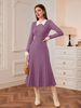 Women's Sleeveless Dress Elegant Slim Fit French Style Summer Design Solid Color Thin Clothing_ecoleips.com