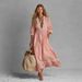 2026 European And American Independent Site Cross-Border Vacation Western Bohemian Beach Lace Patchwork Dress_ecoleips.com