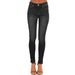 Slim Fit Stretch Jeans For Women - High Waist Skinny Denim Pants With Comfortable Elastic Fabric_ecoleips.com