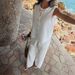 Women's Elegant Simple Round Neck Button Down Top Set European American Style Spring Summer_ecoleips.com