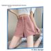 Hot Girl Pink High-waisted Denim Shorts For Women, Summer 2026 New Vintage Loose Slimming A-line Outerwear Hot Pants_ecoleips.com