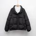 New Down Jacket Women's Small Winter Thickened Stand-up Collar Loose Duck Down Bread Jacket To Keep Warm_ecoleips.com