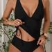 High-Waist Bikini Set – Adjustable Ties & Removable Padding (S-XL, 4 Colors) – Quick-Dry & UPF50+ Swimwear For Beach & Pool_ecoleips.com