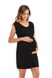 European And American Vest Skirt Explosive Solid Color Maternity Clothing Cross-border Foreign Trade Knitted Round Neck Sleeveless Maternity Dress_ecoleips.com