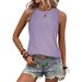 Women's Clothing Spot Spring And Summer New Round Neck Printed Vest T Shirt Top_ecoleips.com