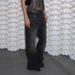 K European And American Retro Personalized Punched Vintage Loose Wide-Leg Low-Waist Denim Pants New Fashion Casual Pants_ecoleips.com