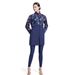 Three Piece Swimsuit For Women Diving Surfing Swimwear Conservative Design Sun Protection Beachwear_ecoleips.com