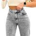 Cross-border Autumn High-quality European And American New Trendy Straight Casual Jeans_ecoleips.com