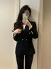 2025s Formal College Student Civil Servant Interview, Spring And Autumn Black Professional Suit, Female Suit_ecoleips.com