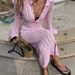 Spring Autumn High-End Knit Dress Elegant Hollow-Out Knit Dress – Long Sleeve French Chic Bodycon Dress For Women_ecoleips.com