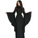 Modest Evening Dress Women's Loose Flared Sleeve Long Dress European American Style_ecoleips.com