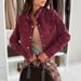 Stylish Suede Zip-Up Jacket - Soft Faux Leather Outerwear With Long Sleeves, Classic Fit, Versatile For Casual & Office Wear (Black, Brown, Burgundy)_ecoleips.com