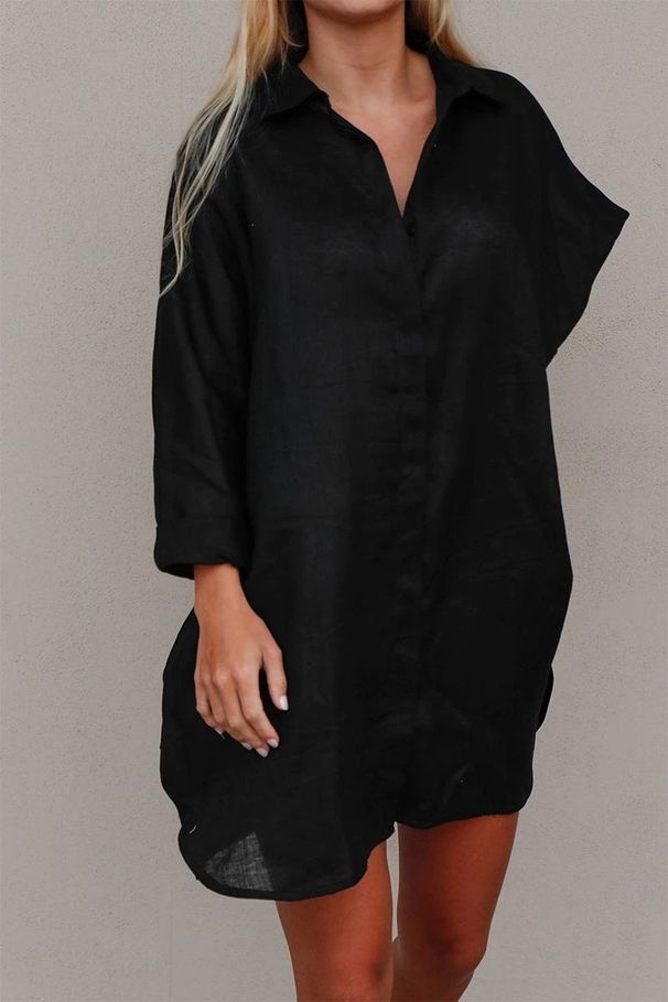 Women's Clothing Beach New Mid Length Cardigan Sexy Swimsuit Sun Protection Cover Up Vacation Wear_ecoleips.com