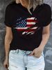 100 COTTON Casual White Round-neck T-shirt With Colorful Bear Desig Short Sleeves Women's FashionT-Shirt Mit Aufgedruckter_ecoleips.com