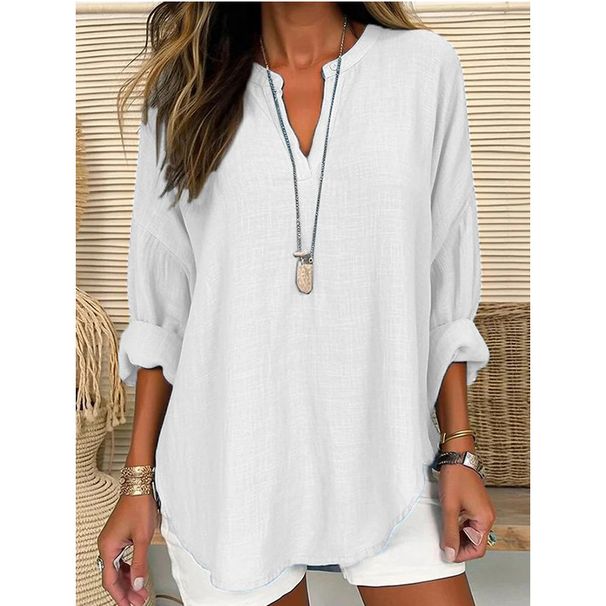 2023 Cross-Border Foreign Trade European And American Best-Selling Women's Autumn Winter V-Neck Cotton_ecoleips.com