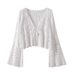 Bohemian Ethnic Style Hollow Out Crochet Thin Long Sleeve Sun Protection Knitted Cardigan Women Summer Lace-Up Top AL202_ecoleips.com