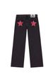 Women's Loose Straight Leg Jeans Star Studded Design Casual Cotton Denim Jeans For Spring/Autumn Office Lady Street Style_ecoleips.com