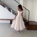 New Women's Summer Full Skirt Dress 2025 European American Style Waist Cinching Long French Gentle Temperament White Pink_ecoleips.com