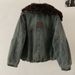 girl Girl Girl Girl Omalai Large Lapel Lamb Wool Denim Jacket For Women Winter New Vintage Long Sleeve Parka Top 5355_ecoleips.com