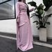 Women's Clothing Middle East Fashion Dress Skirt Sequins Splicing Irregular Waist Design_ecoleips.com