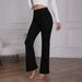 Women's High Waist Stretch Flare Jeans – Slim Fit Bootcut Denim Pants With Elastic Waistband (Dark Blue, Light Blue, Black)_ecoleips.com