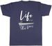 Women's T-Shirts Life In The Slow Lane Narrowboat Canal Boat Mens T-Shirt Tee Gift Top_ecoleips.com