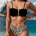 Women's Clothing Print Sexy Lace Bikini Beach Hot Spring Swimsuit Female_ecoleips.com