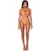 Women's Clothing Solid Color Hand Woven Rope One Piece Swimsuit Women's Beach Vacation Swimsuit_ecoleips.com