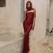Sequin Mesh Corset Dress – Sexy High-Slit Backless Evening Gown (White/Burgundy/Green) Fashion Trends_ecoleips.com