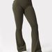 Women's Clothing Yoga Workwear Style Peach Hip Pocket Flared Pants Sports Quick Drying Tightening Sexy Trousers_ecoleips.com