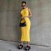 2025 New Autumn Casual Knitted Sleeveless Round Neck Dress For Women Wholesale From European And American Cross-Border_ecoleips.com
