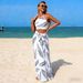 Voya 2026 New Three-Piece Women's Swimsuit Set: Lace-Up Halter Neck Bikini Skirt Style Foreign Trade_ecoleips.com