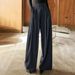 Women's Clothing Pleated High Waist Elegant Flared Trousers Casual Loose Wide Leg Trousers_ecoleips.com
