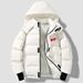 Unisex Retro Puffer Jacket, Oversized Quilted Hooded Coat, Thickened Winter Parka For Men & Women_ecoleips.com