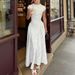 2026 Spring New Women's Clothing: Cross-Border European And American Dress, French Polka Dot Round Neck, Waist-Cinching,_ecoleips.com
