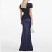 Navy Blue European American Syle Elegan Ladies' Oufi, New Auumn Foreign Rade Women's Op And Sain Long_ecoleips.com