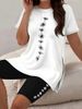 Women's Clothing New Style Sleeveless Two Piece Suit Female Thin Printed Casual Suit_ecoleips.com