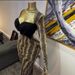 Women's Strapless Maxi Dress European American Style Printed Long Sleeved Pleated Fishtail Design for Parties And Cocktail Events_ecoleips.com