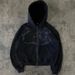 Women's Clothing Hooded Sports Cardigan Spring/Autumn Zipper Graffiti Print Long Sleeve Hoodie Jacket Plus Size_ecoleips.com