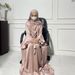 Verve 2025 Women's Two-Piece Set Dubai Turkey Elegant Bell Sleeve Cardigan Robe K205_ecoleips.com