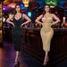 Elegant V-Neck Sleeveless Dress With Rhinestone Detail – Stretchy Mesh Long Dress, Black, S-XXL | Glamorous & Comfortable_ecoleips.com