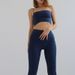 Fashion Casual Suit Women's Sexy Waist Baring Chest Suspender Sports Tight Trousers_ecoleips.com