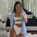 Women's One-piece swimsuit for women, new style, slimming and sexy, hot spring, high-end, three-dimensional flowers, BIKINI swimsuit 2024_ecoleips.com